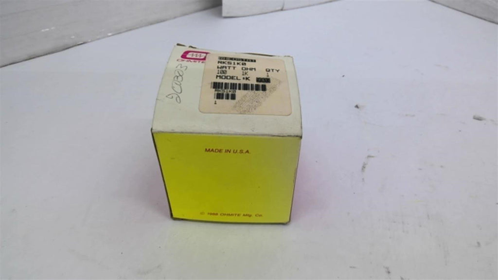 Ohmite RKS1KO 100 Watt 1K OHM Model K