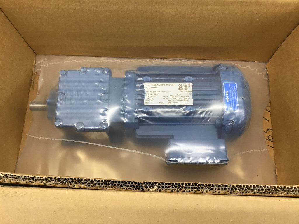 Sew-Eurodrive DRE80M4 1 HP Gear motor 230/460 Volts 5.09:1 Ratio 1800/342:1 RAti