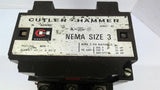 Cutler Hammer A10EN0 Series A1 Nema Size 3