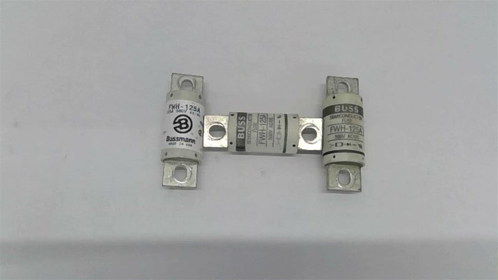 Bussmann FWH-125A Fuse 125A 500V Lot Of 3