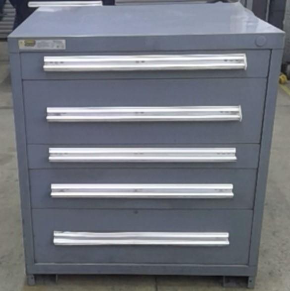Stanley Vidmar Grey 5 Drawer Cabinet