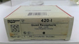 Pass & Seymour 450I Quad Receptacle