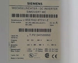 Siemens 6SE7022-6TC51-Z Inverter 25.5 Amps Scratches And Dings On Front