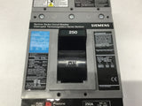 Siemens FXD63B250 Circuit Breaker 250A 600V