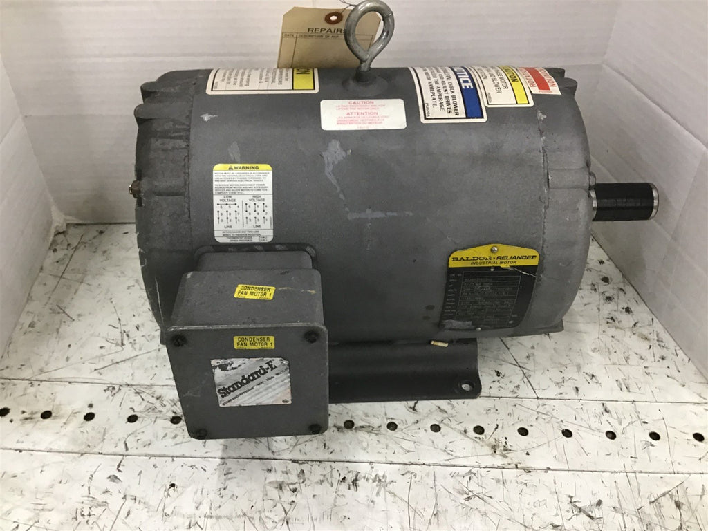 Baldor 37J953T922H2 5HP AC Motor 208-230/460V 1200 Rpm 6P 215T 3PH 60HZ TEAQ