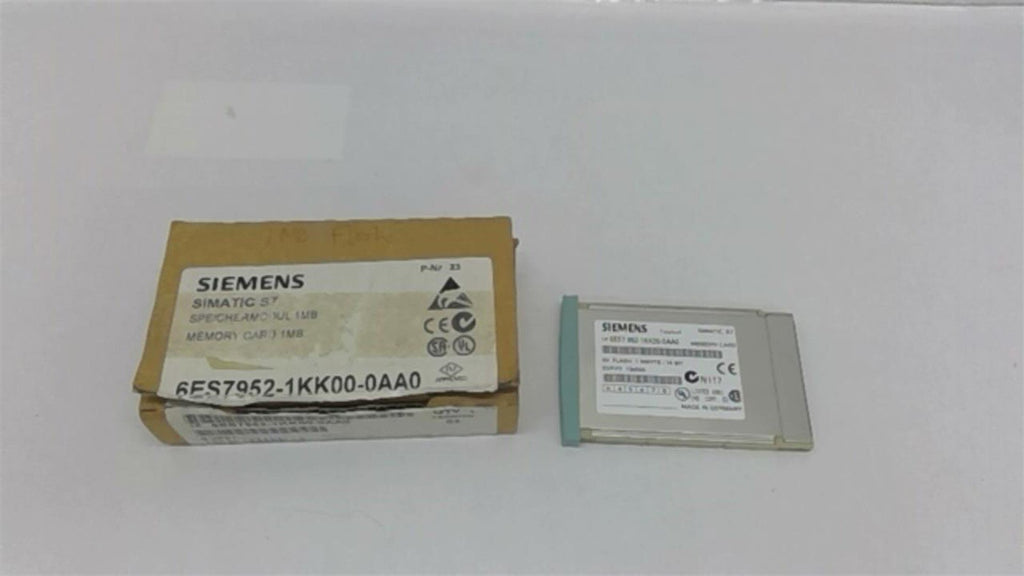 Siemens 6ES7 952-1KK00-0AA0 Simatic S7 1MB Memory Card