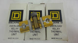 Lot Of 3 --- Square D B9.10 Overload Relay Thermal Unit