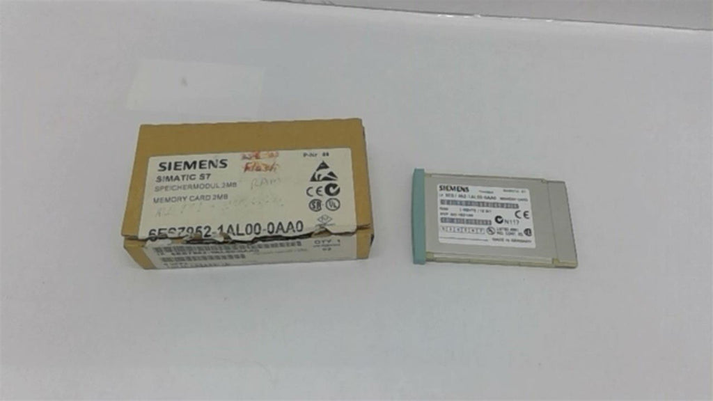 Siemens 6ES7 952-1AL00-0AA0 Simatic S7 2MB Memory Card