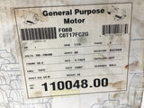 Leeson 110048.00 AC Motor 1 HP 208-230/460V 1800 Rpm 4P 56C FR 3PH 60HZ TEFC