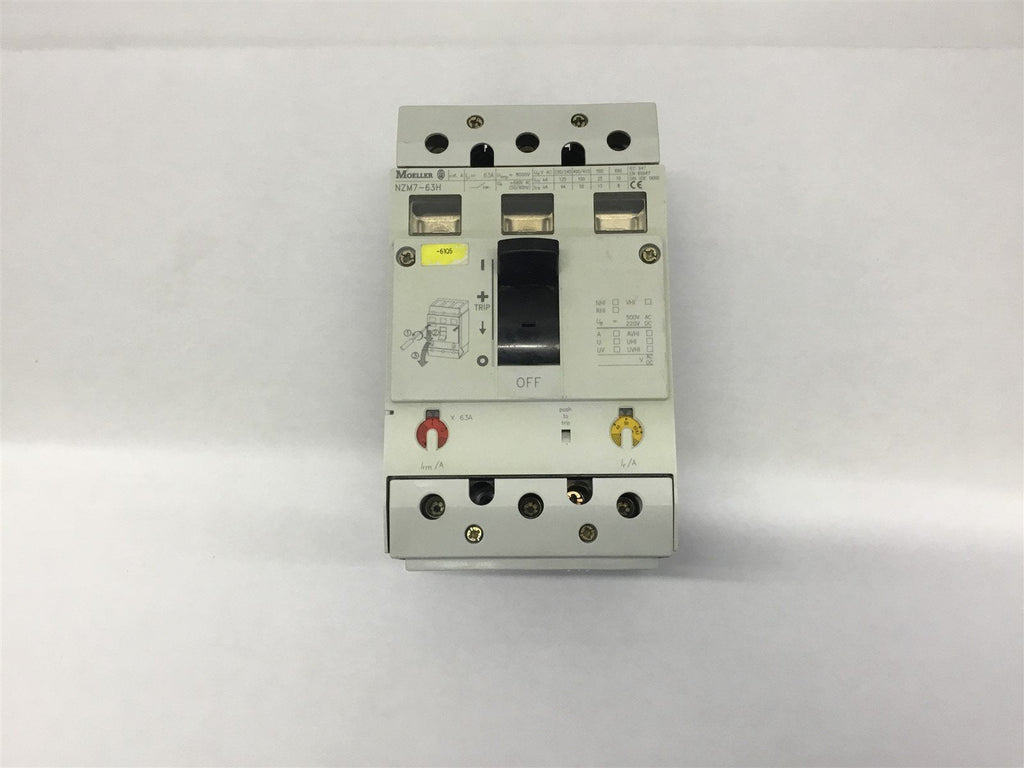 Moeller NZM7-63H Circuit Breaker 63 Amp