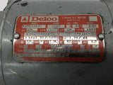 Delco 2J7524CJZ 1/3Hp AC Motor 208-220/440V 1800 Rpm 4P 56CZ 3P