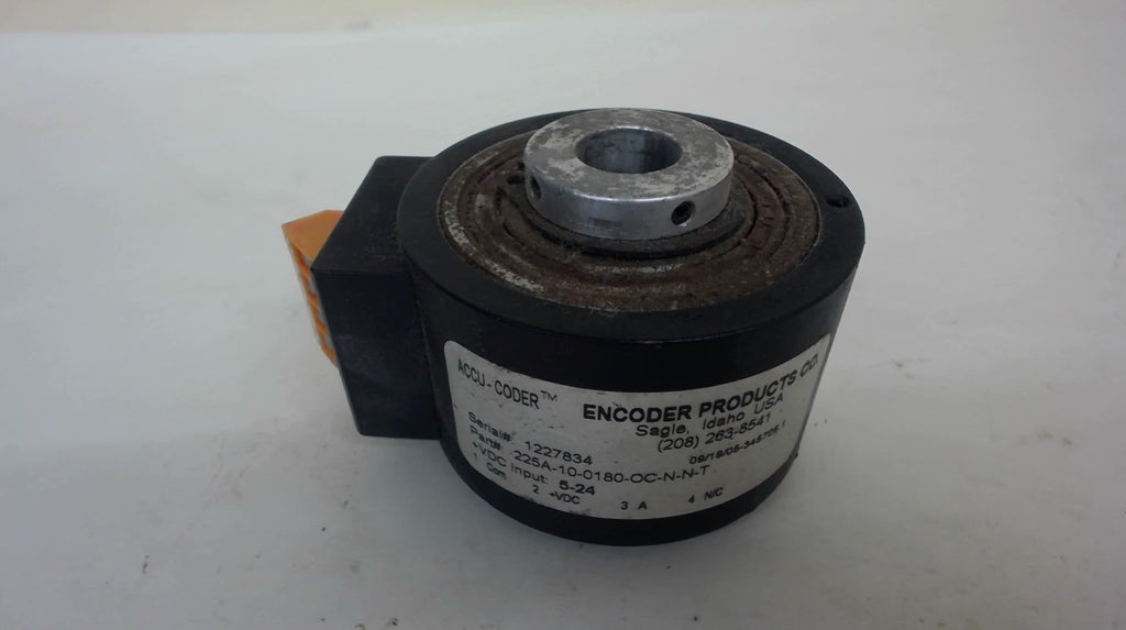 ACCU-CODER 225A-10-0180-OC-N-NT ENCODER, +V DC INPUT: 5-24, 3 A, 4 N/C, 1 COM.