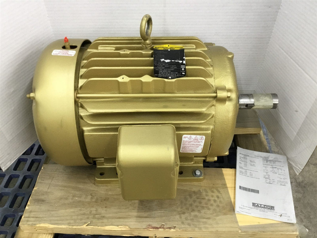 Baldor EM2333T 15Hp AC Motor 230/460V 1800 Rpm 4P 254T 3Ph