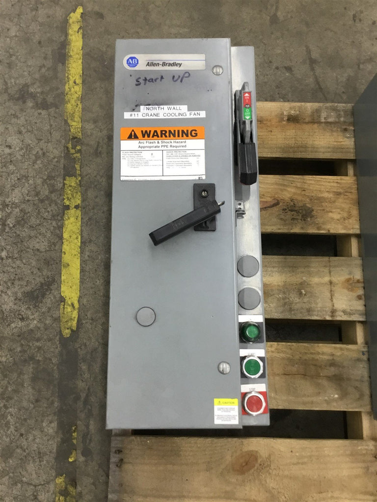 Allen Bradley 512-BJB-A2F-1-4G-6P-24R Combination Starter Size 1 480 V 10 HP