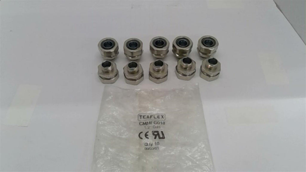 Teaflex CMMFG018 Fitting 1/2" Gas Lot of 10