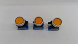 Idec HW4L-M1F10QD A-24V Pushbutton Lot Of 3