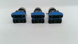 Idec HW4L-M1F10QD A-24V Pushbutton Lot Of 3