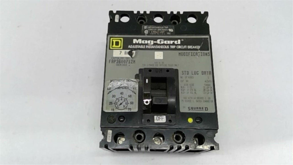 Square D FAP3600712M Circuit Breaker 7A