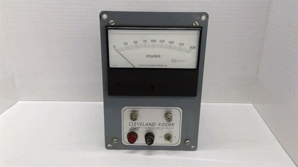 Cleveland-Kidder PM-4/TA3 Web Tension Indicator Equipment 117 Vac