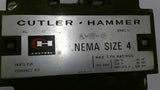 Cutler-Hammer A10FN0 size 4 Starter 100 Hp 460 Volts