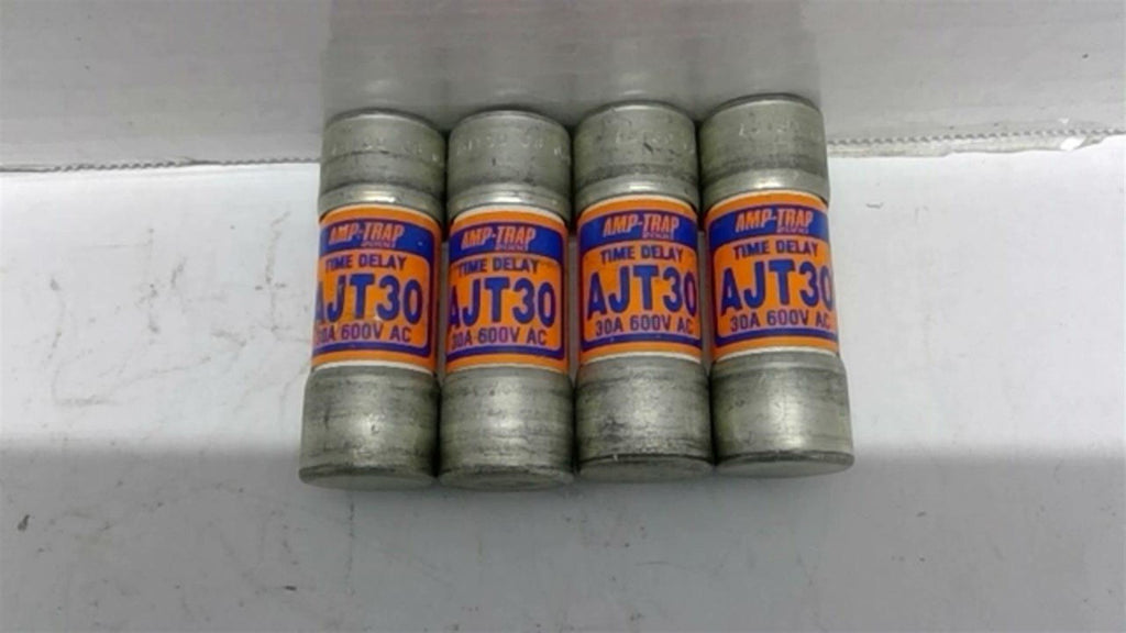 AMP-TRAP AJT30 30 Amp 600 Volts Fuse Lot of 4