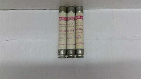 Gould TRS12R Fuse 12 Amp 600 Vac Lot of 3