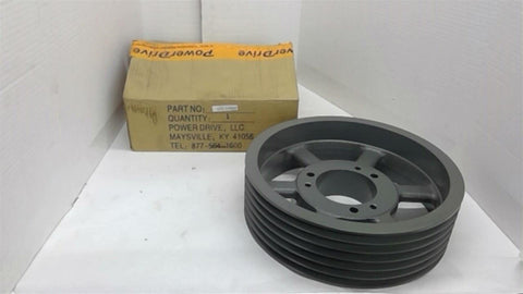 Power Drive 65V1500F Pulley 6 Groove 5V Belt Width 15" OD Uses F Bushing