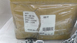 54131 Steel-Plated-Zinc Clear Chain 2/0-100'Ctn Working Load Limit 545 lbs NIB