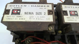 Cutler Hammer A50DG0 Nema Size 2 Reversing Starter 25 HP 460 Volt 45 Amp