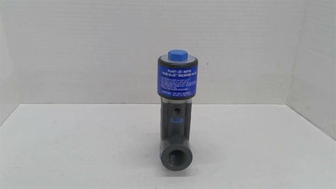 Plast-O-Matic EASMT5V16W20 True Blue Solenoid Valve With Tube