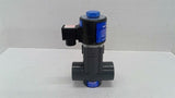 Plast-O-Matic EASMT5V16W20 True Blue Solenoid Valve With Tube
