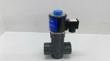 Plast-O-Matic EASMT5V16W20 True Blue Solenoid Valve With Tube