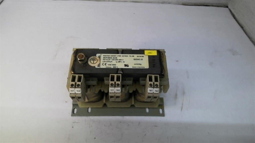 Siemens 6SE7021-0ES87-1FE0 Reactor 10.2 A 460 Volts