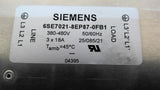 Siemens 6SE7021-8EP87-0FB1 RFI Filter Assembly 480 Volt