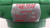 Ohio Gear 0220-75212 RA2 Right Angle Gear Reducer Ratio 2:1