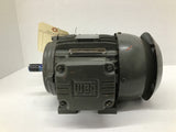 WEG 00136EP3ETD80 1-1/2HP 208-230/460V 3600 RPM 2P 80FR 3PH 60HZ TEFC AC Motor