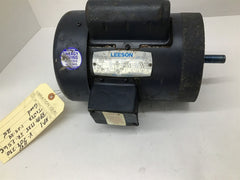 Leeson C6C17FC7H 1 HP 115-208/230V 1800 RPM 4P E56C 1PH 60HZ TEFC AC Motor