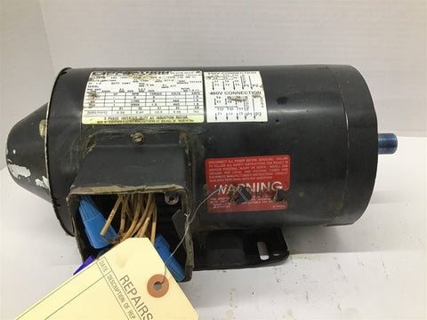 Marathon 3A143THTR5326AA 1HP 230/460V 1800 RPM 4P 143TCZ 3PH 60HZ TENV AC Motor