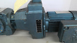 Sew Eurodrive DF16DT80N4 1HP 230/460V 1800 RPM Gear Motor 17.98:1 Ratio