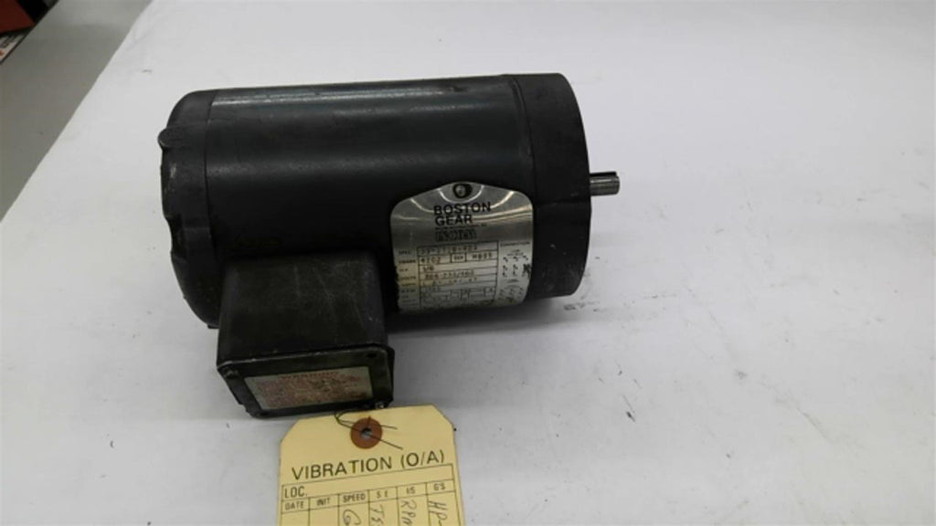 Boston Gear 33-1116-423 1/6 Hp AC Motor 208-230/460 Volts 1800Rpm 4P 42CZ