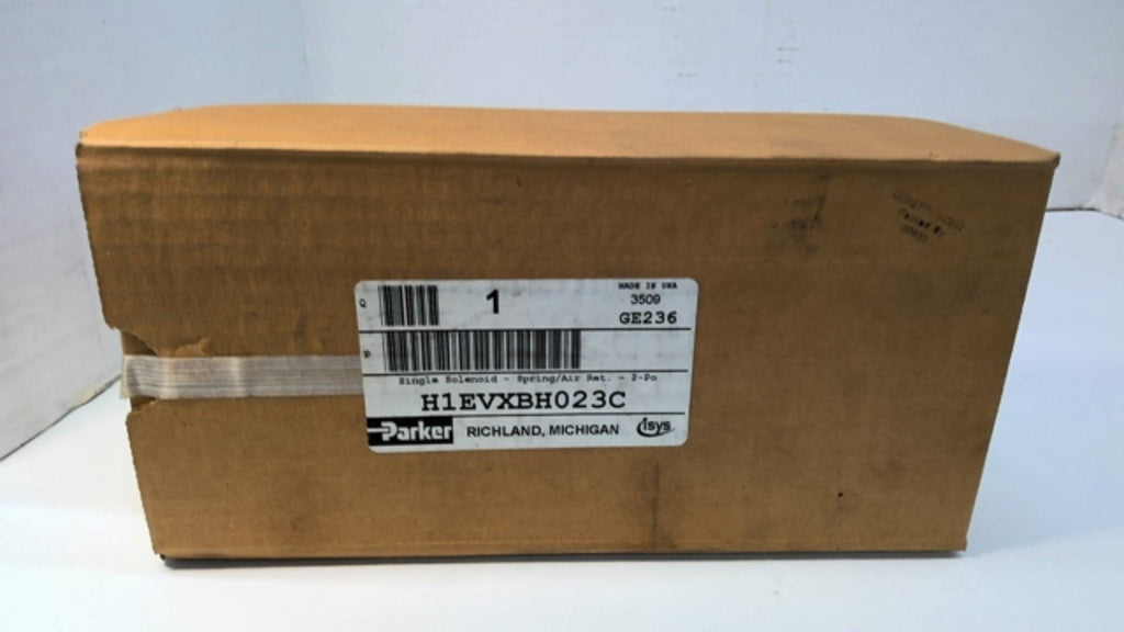 Parker H1EVXBH023C Solenoid Valve 120 Volts 4.5 VA