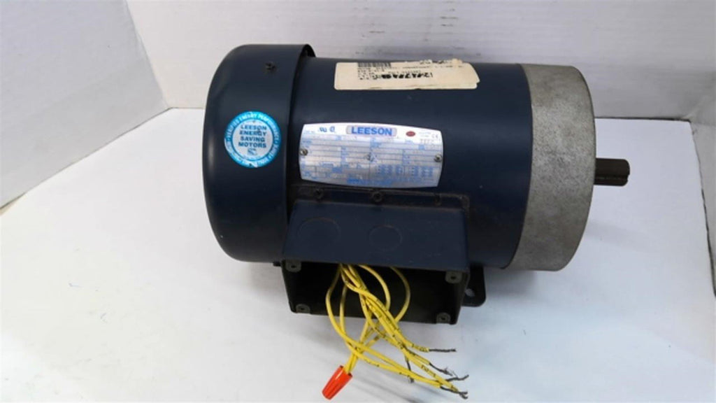 Leeson G120015.00 1.5 HP AC Motor 1800 RPM 4P 3 PH 145T 208-230/460 V TEFC 60 HZ