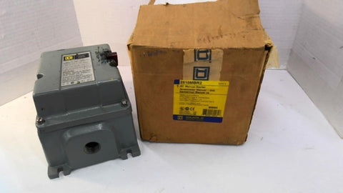 Square D 2510MBR2 AC Manual Starter 600V AC 5 HP