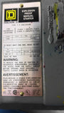 Square D 2510MBR2 AC Manual Starter 600V AC 5 HP
