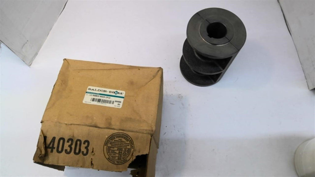 Baldor 009006 1-1/2" Ribbed Rigid Coupling