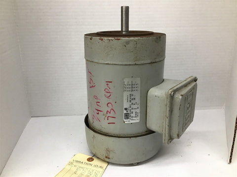 WEG BL-34-56C 3/4HP 208-230/460V 1800 RPM 4P 3PH 60HZ TEFC AC Motor