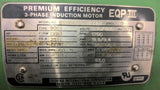 Toshiba BY754DLF2USH01 7 1/2HP Induction Motor 1800 RPM 4P 213T 230/460V DP 60HZ
