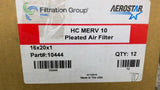 Aerostar HC MERV 10 Pleated Air Filter Lot of 11