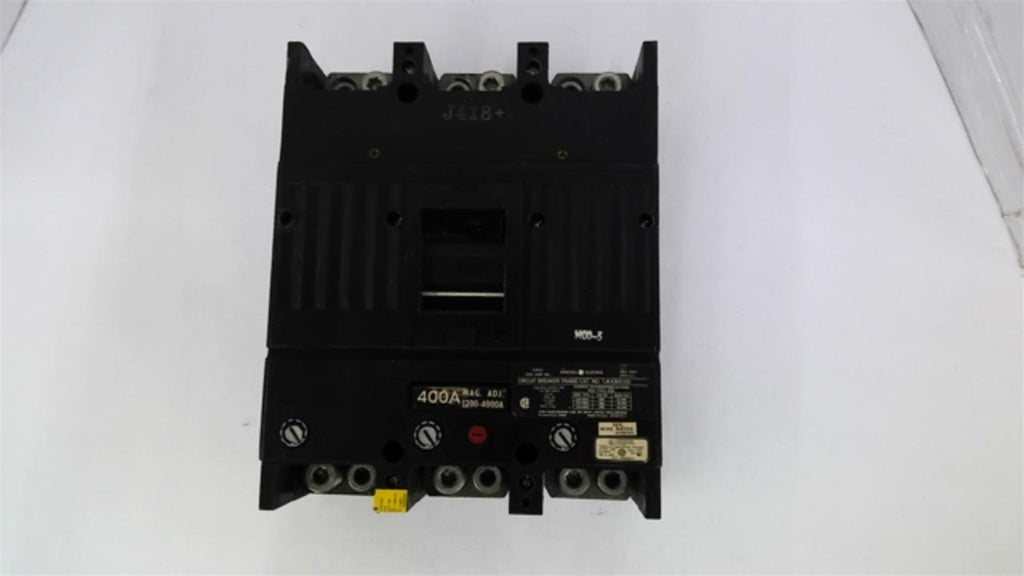 General Electric TJK436F000 Circuit Breaker 3 Poe 400 Amp