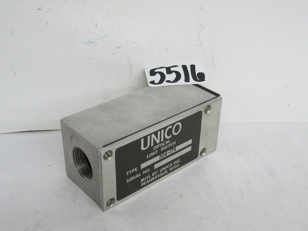 Unico Optical Limit Switch Type 304-174 New